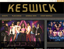 Tablet Screenshot of keswicktheatre.com